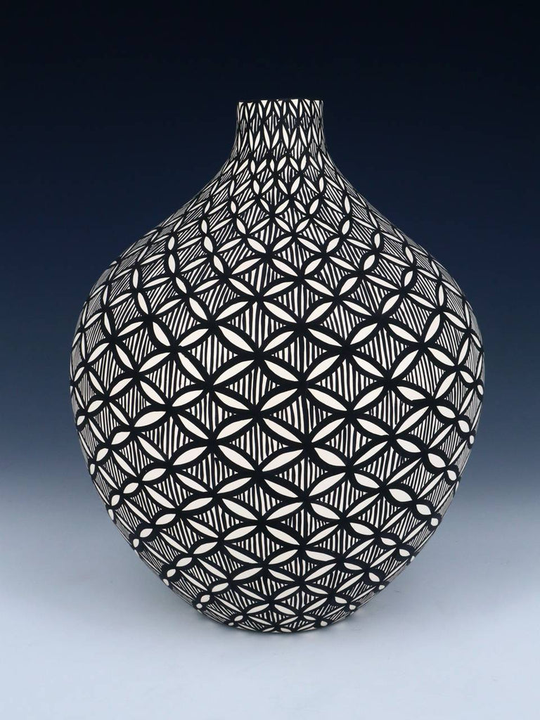 Large Acoma Pueblo Pottery Vase - PuebloDirect.com