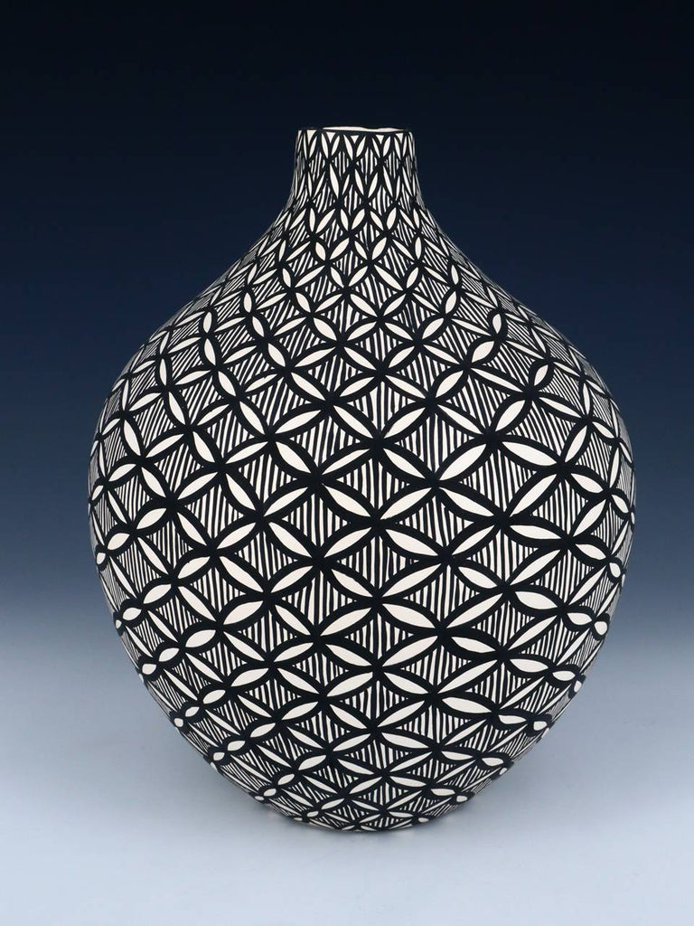 Large Acoma Pueblo Pottery Vase - PuebloDirect.com