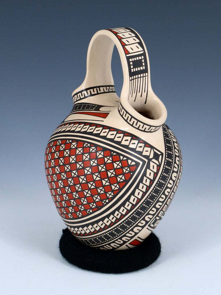 Mata Ortiz Hand Coiled Paquime Pottery Wedding Vase - PuebloDirect.com