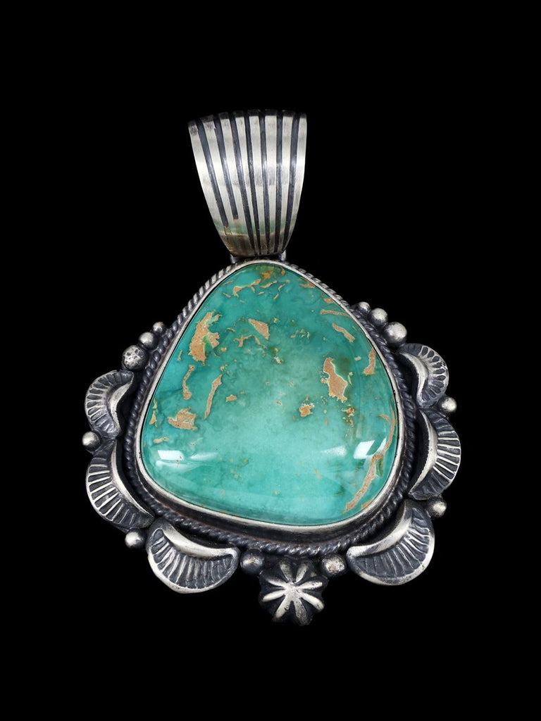 Native American Jewelry Royston Turquoise Pendant - PuebloDirect.com