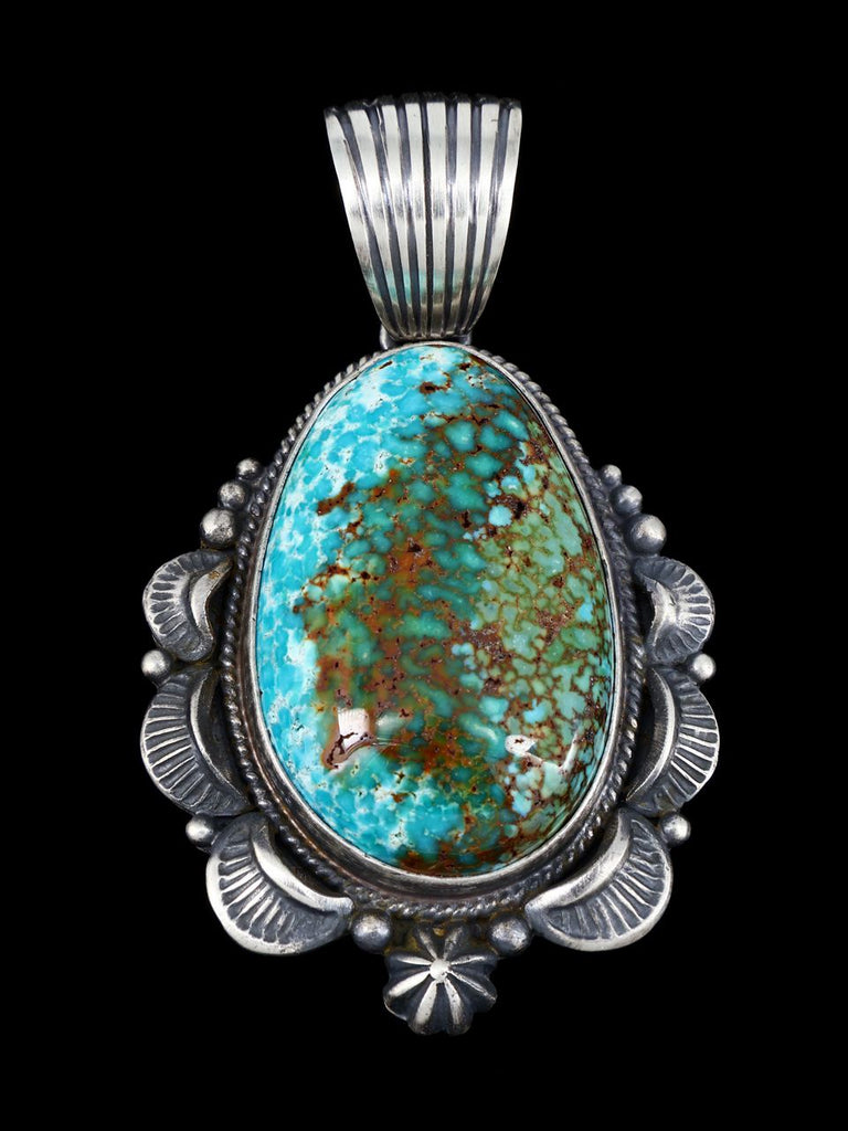 Native American Jewelry Patagonia Turquoise Pendant - PuebloDirect.com