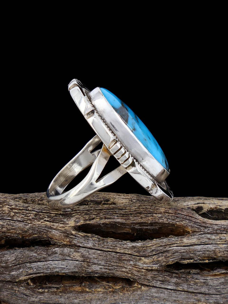 Kingman Turquoise Ring, Size 5 1/2 - PuebloDirect.com