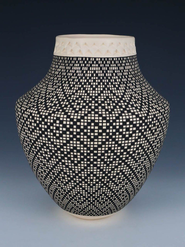 Acoma Pueblo Hand Coiled Fine Line Pottery - PuebloDirect.com