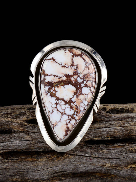 Navajo Wild Horse Ring, Size 6 3/4 - PuebloDirect.com