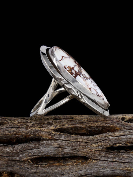 Navajo Wild Horse Ring, Size 6 3/4 - PuebloDirect.com