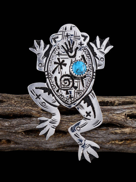 Adjustable Overlay Adjustable Turquoise Cactus Ring - PuebloDirect.com