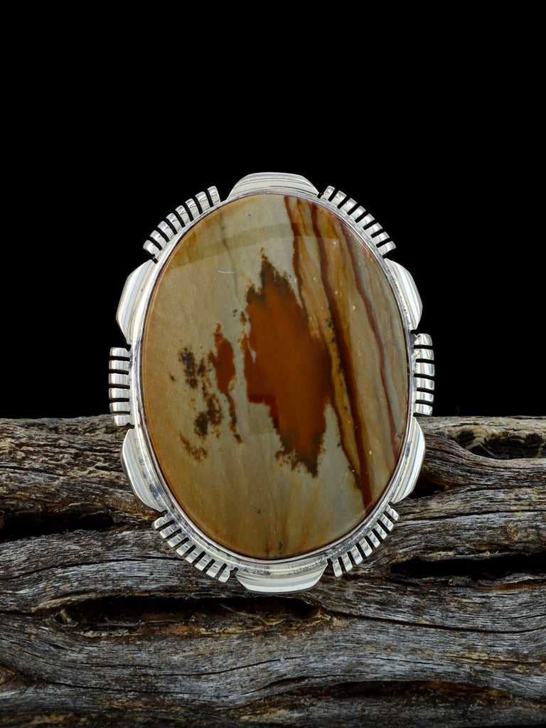 Native American Owhyee Jasper Ring, Size 9 - PuebloDirect.com