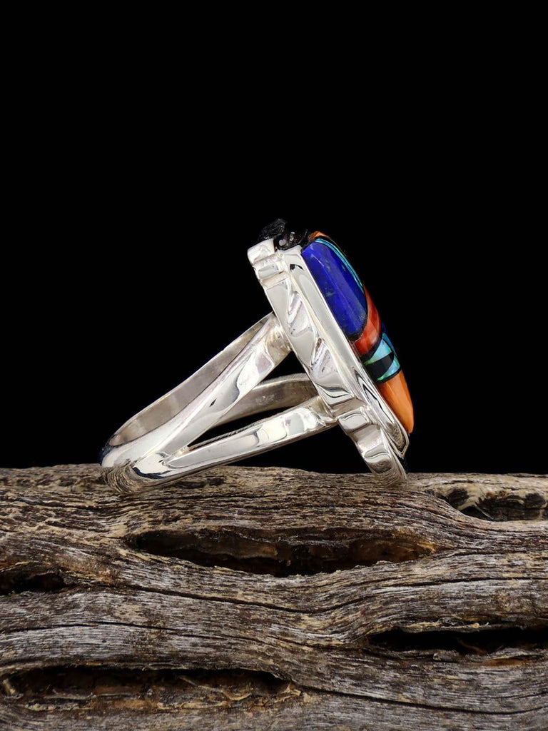 Multistone Inlay Ring Size 5 1/4 - PuebloDirect.com