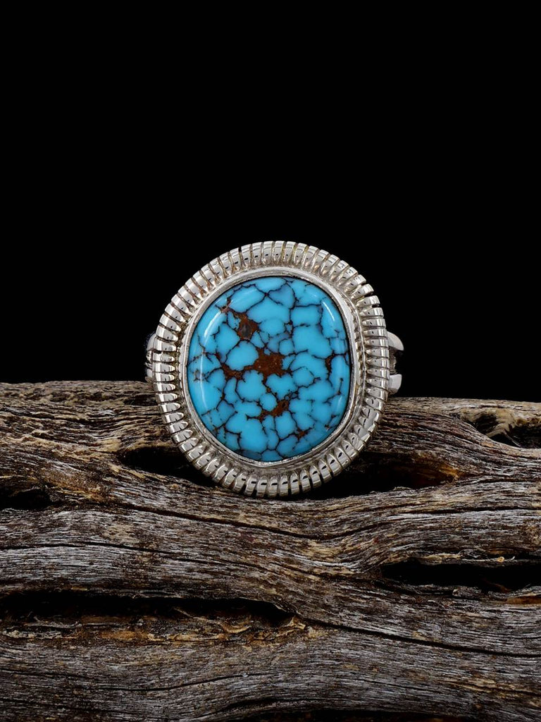 Sterling Silver Egyptian Turquoise Ring, Size 5 - PuebloDirect.com