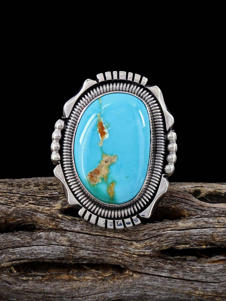 Native American Royston Turquoise Ring, Size 7 - PuebloDirect.com