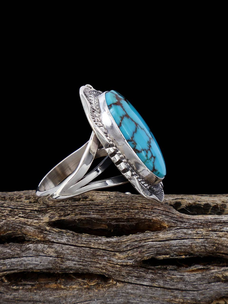 Native American Egyptian Turquoise Ring, Size 7 3/4 - PuebloDirect.com