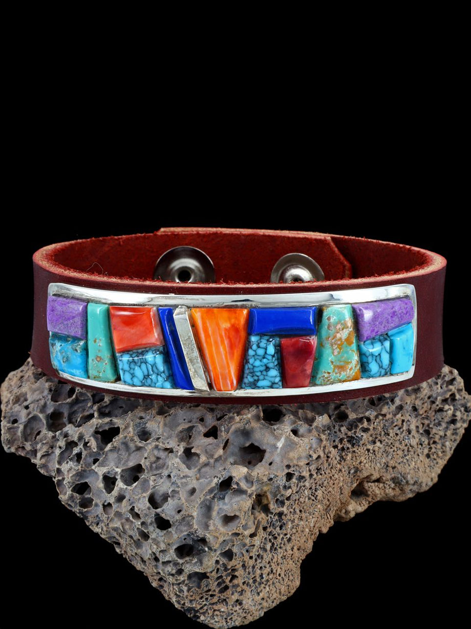 Native American Indian Zuni Cuff Bracelet by Yazzie