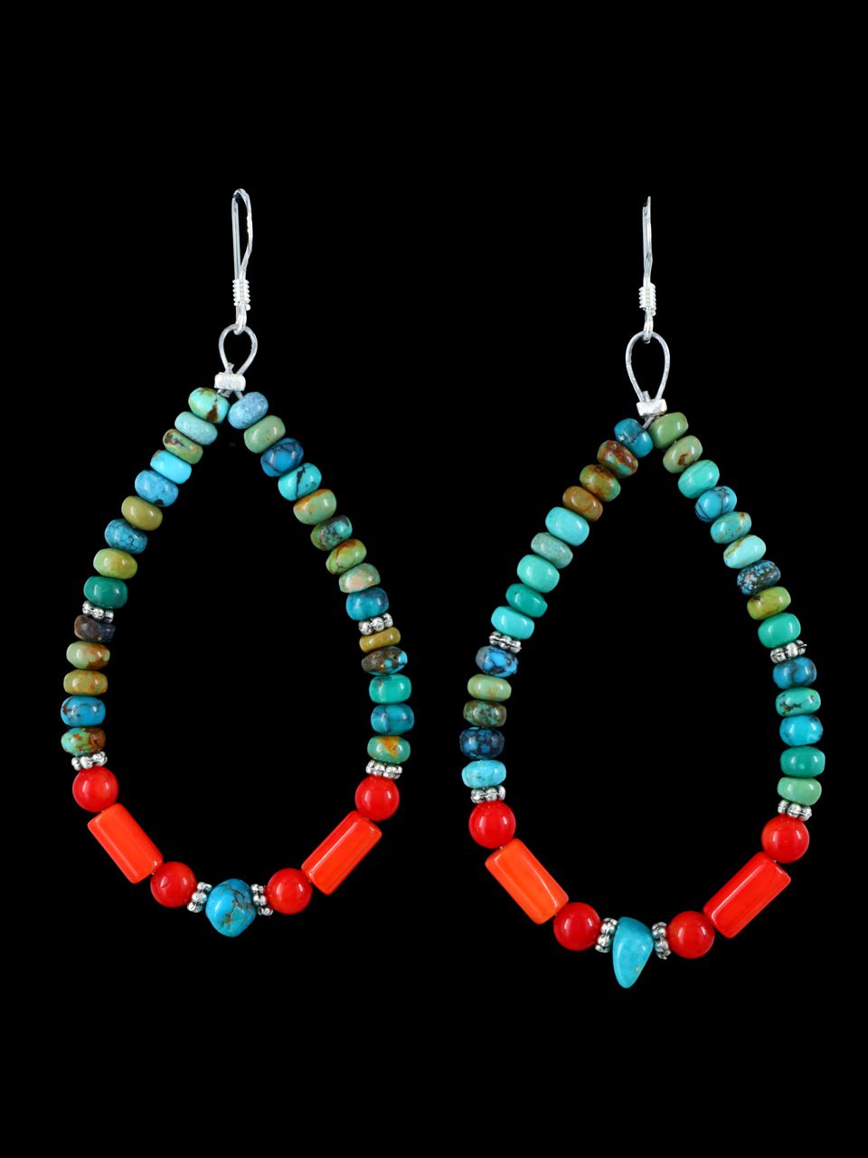 Brad Panteah Native American Sterling Long Feather w/Turquoise Dangle  Earrings For Women - Mountain Of Jewels Jewelry & Watches:Ethnic, Regional  & Tribal:Earrings