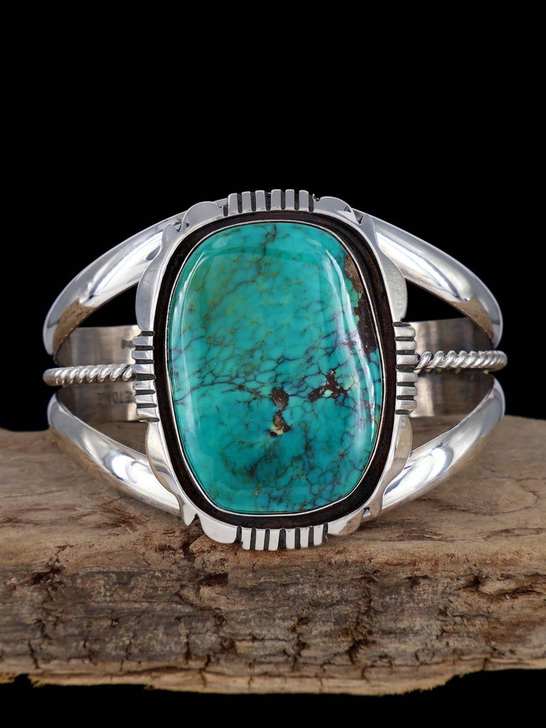 Native American Jewelry Sky Horse Turquoise Cuff Bracelet - PuebloDirect.com