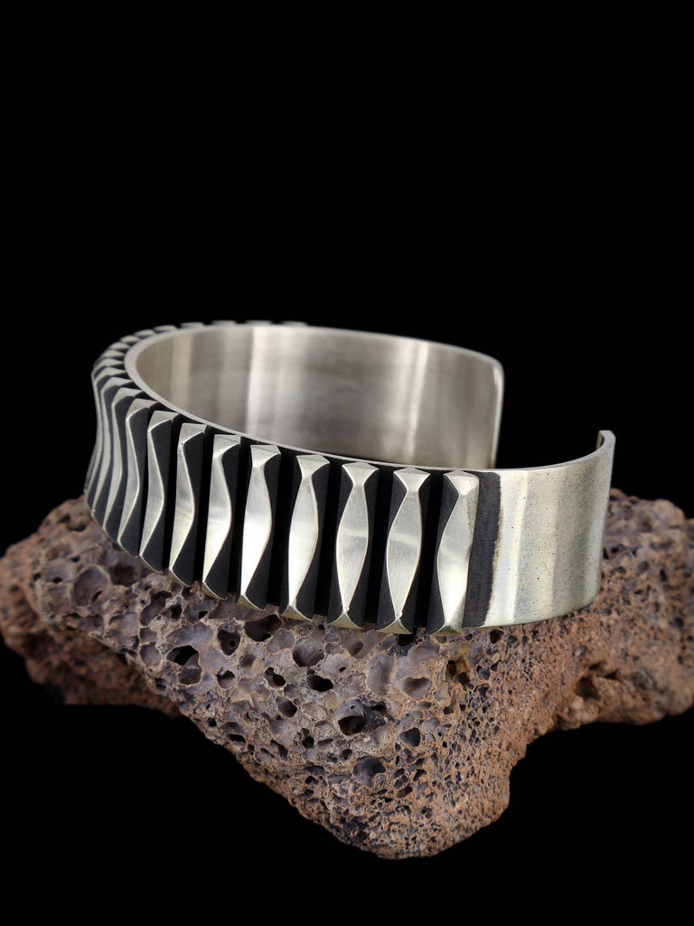 Native American Sterling Silver Cuff Bracelet - PuebloDirect.com