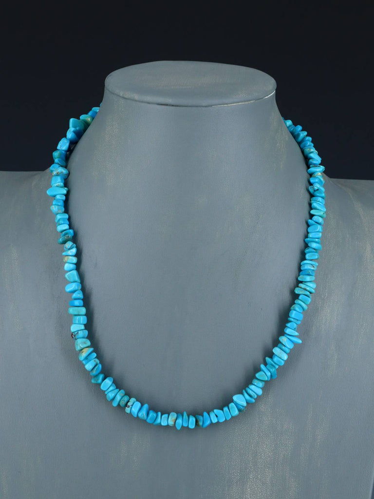 Native American Turquoise Beaded Necklace - PuebloDirect.com