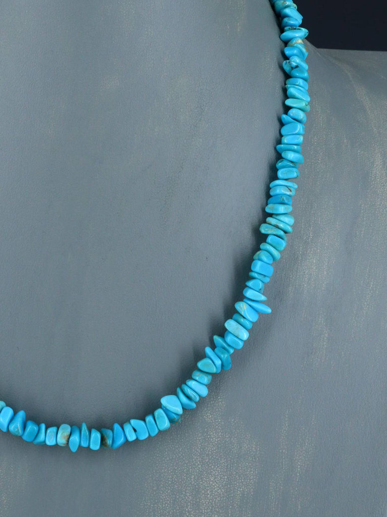 Native American Turquoise Beaded Necklace - PuebloDirect.com