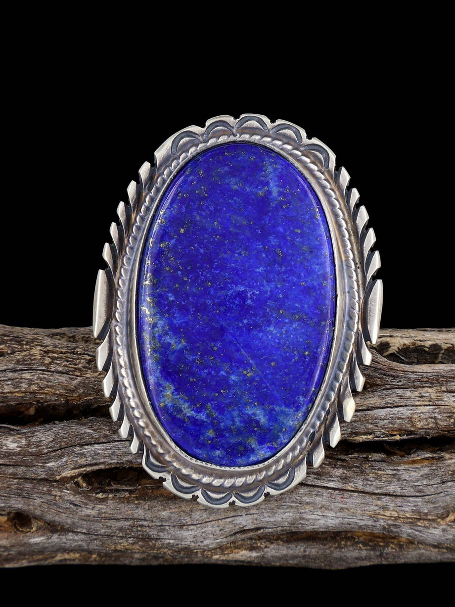 Sterling Silver Navajo Larry Kaye Lapis Lazuli Ring deals