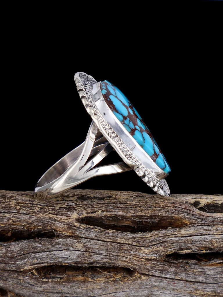 Egyptian Turquoise Sterling Silver Ring, Size 10 - PuebloDirect.com