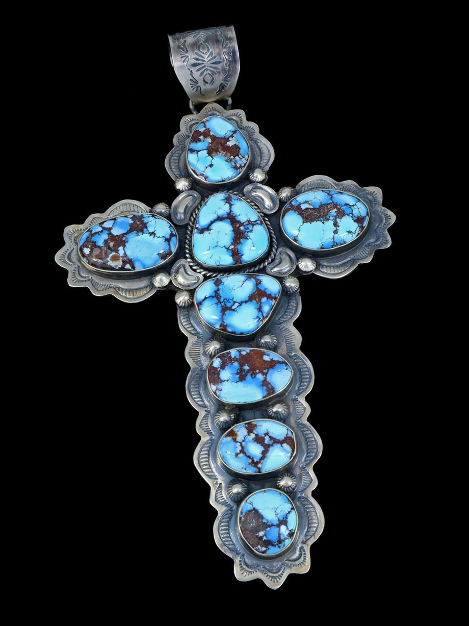 Popular Navajo Sterling Silver Cross Pendent