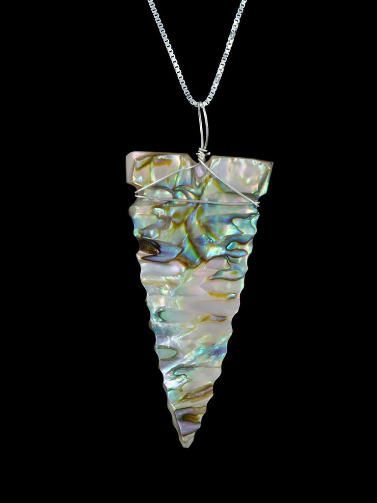 Navajo Angel Wing Variscite Link Chain Necklace | Fred Francis