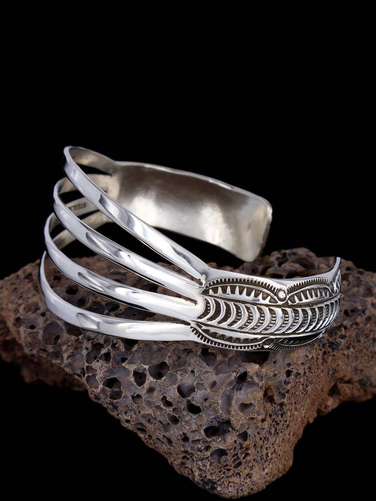 Native American Jewelry Sterling Silver Cuff Bracelet - PuebloDirect.com