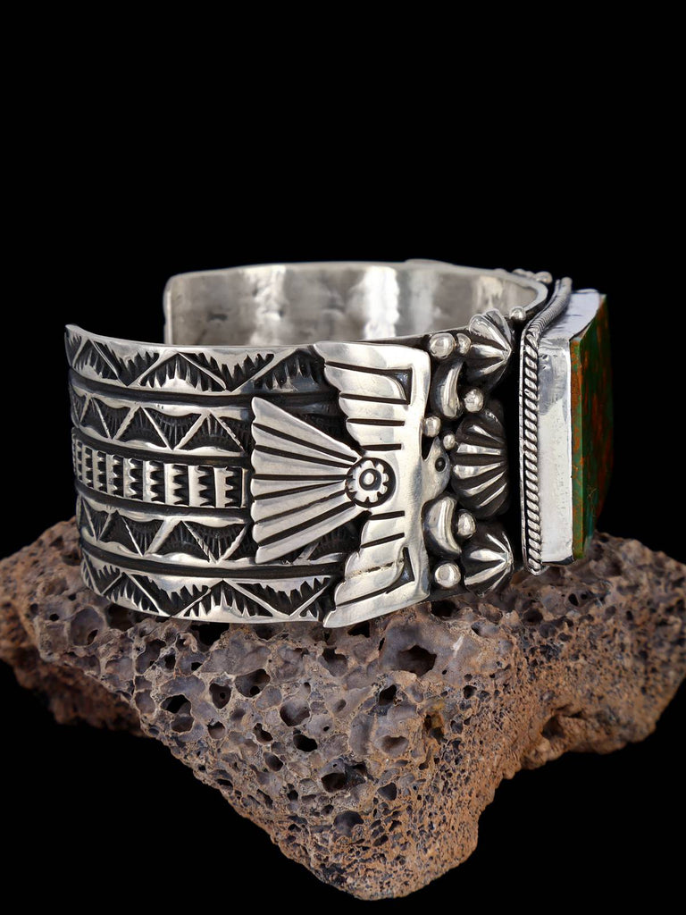 Native American Indian Jewelry Natural Royston Turquoise Cuff Bracelet - PuebloDirect.com