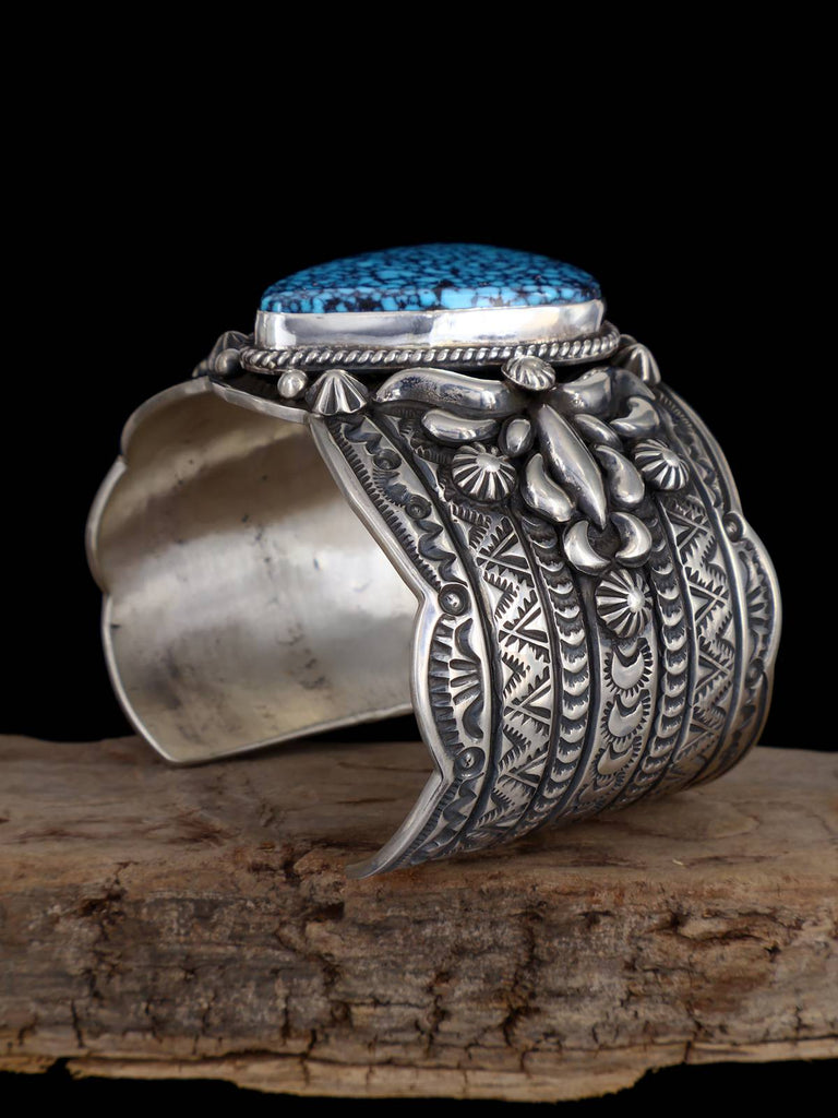 Native American Jewelry Natural Kingman Turquoise Cuff Bracelet - PuebloDirect.com