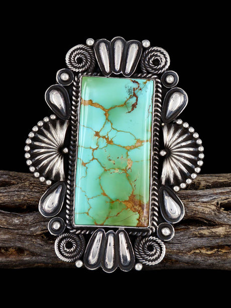 Royston Turquoise Sterling Silver Ring Size 6 1/2 - PuebloDirect.com