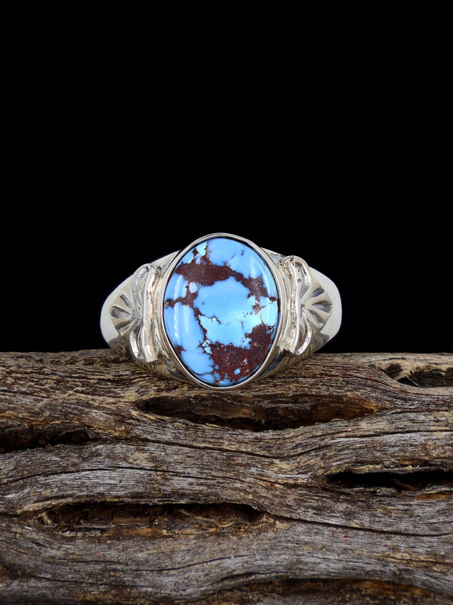 Native sterling deals golden hills turquoise ring