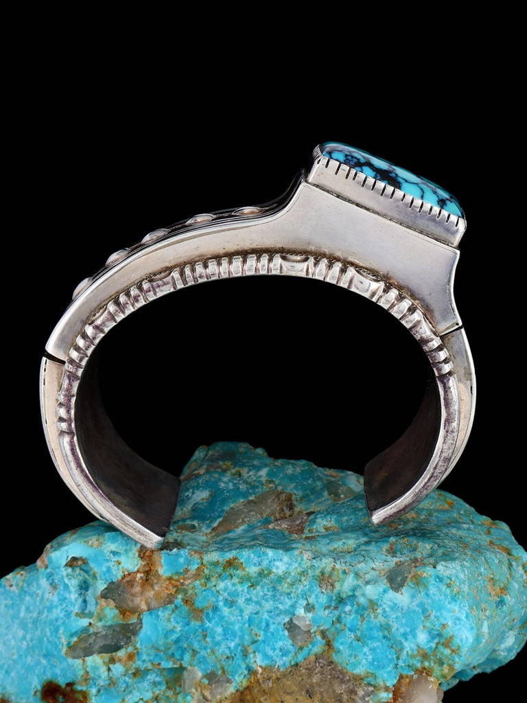 Vintage Estate Cloud Mountain Turquoise Sterling Cuff Bracelet - PuebloDirect.com