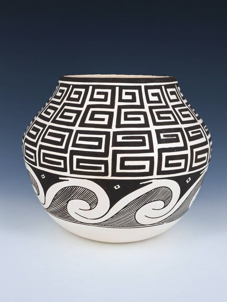 Laguna Pueblo Hand Coiled Pottery Olla - PuebloDirect.com