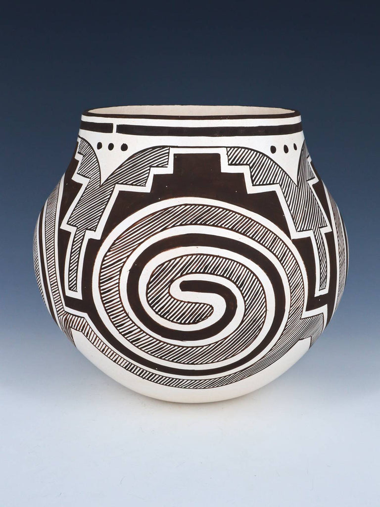 Laguna Pueblo Hand Coiled Pottery Olla - PuebloDirect.com