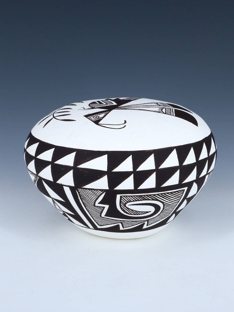 Acoma Style Hand Coiled Seed Pot - PuebloDirect.com