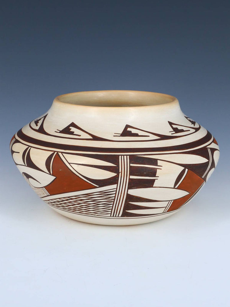 Vintage Hopi Hand Coiled Pottery Bowl - PuebloDirect.com