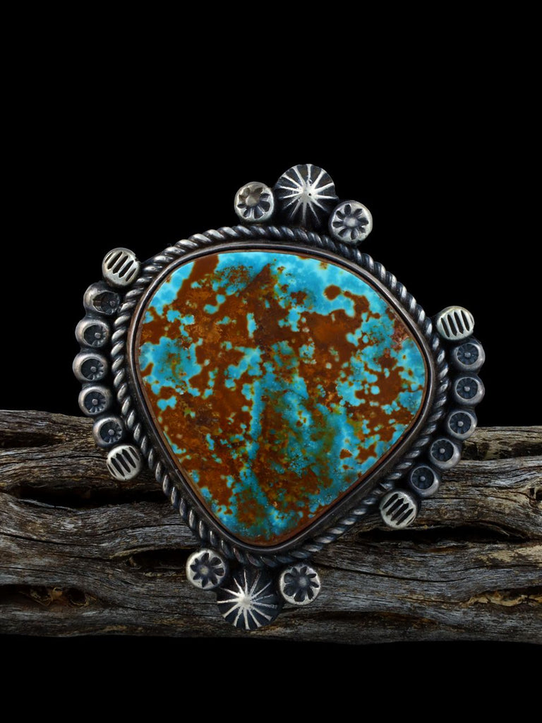 Natural Royston Turquoise Ring, Size 8 1/4 - PuebloDirect.com