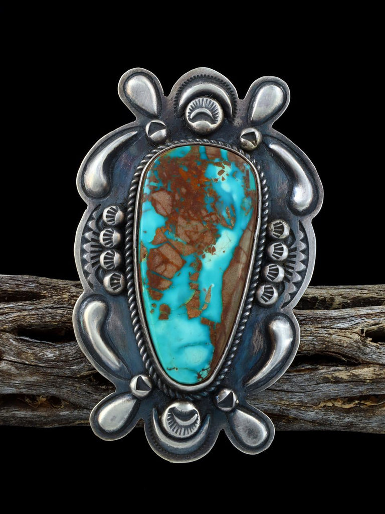 Natural Royston Turquoise Ring, Size 7 - PuebloDirect.com