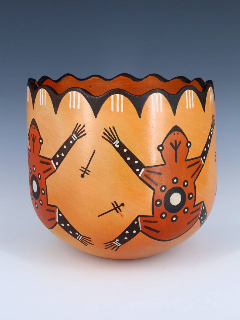 Hopi Hand Coiled Pottery Bowl - PuebloDirect.com