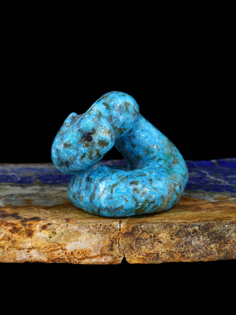 Turquoise Snake Zuni Fetish - PuebloDirect.com
