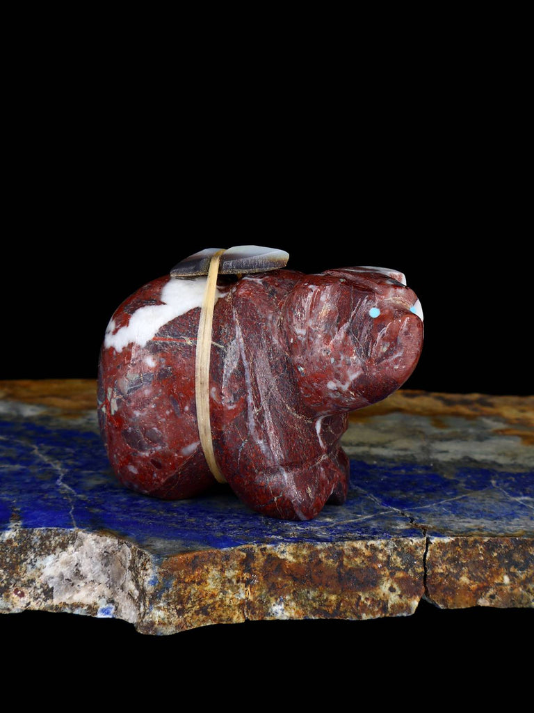 Marble Bear Zuni Fetish - PuebloDirect.com