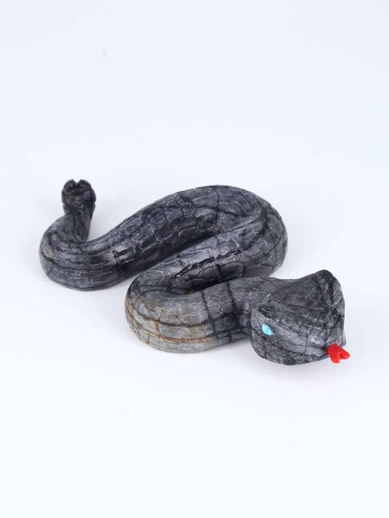 Picasso Marble Snake Zuni Fetish - PuebloDirect.com