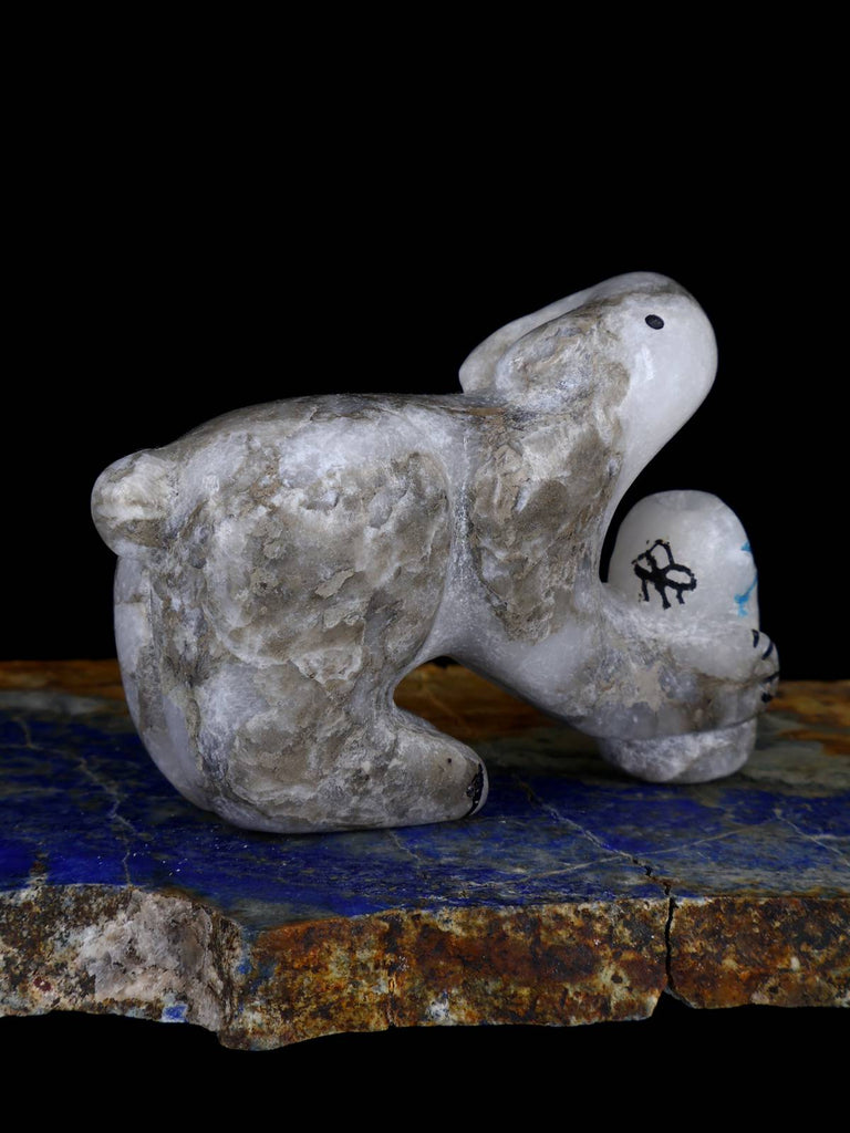 Marble Bear Zuni Fetish - PuebloDirect.com