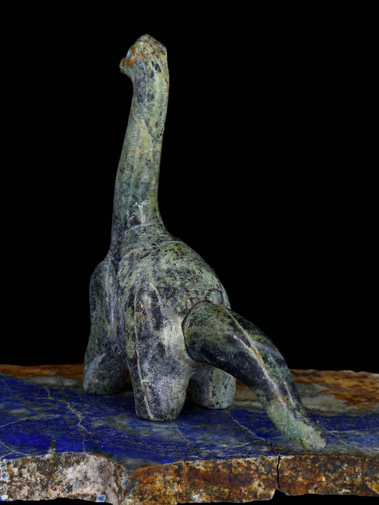 Serpentine Dinosaur Zuni Fetish - PuebloDirect.com