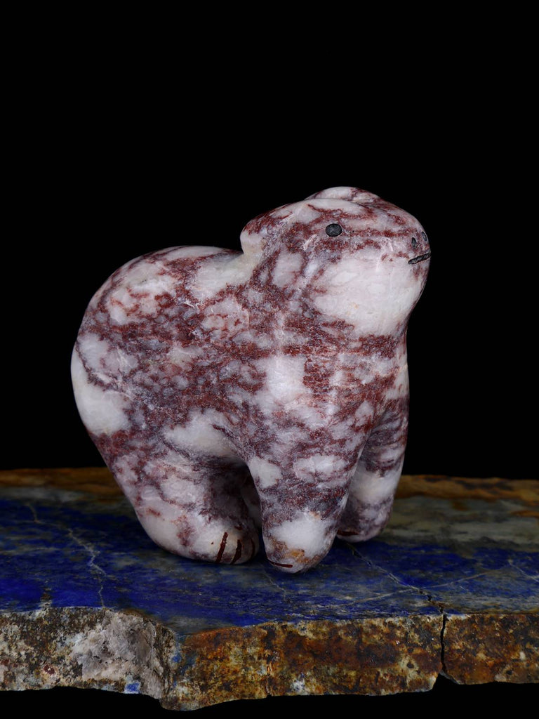 Marble Rabbit Zuni Fetish - PuebloDirect.com