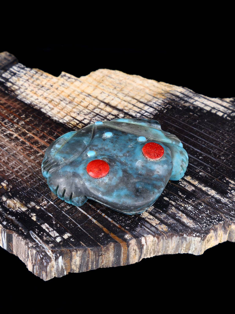 Turquoise Frog Zuni Fetish - PuebloDirect.com