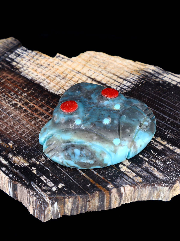 Turquoise Frog Zuni Fetish - PuebloDirect.com