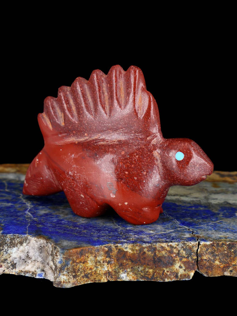 Pipestone Dinosaur Zuni Fetish - PuebloDirect.com