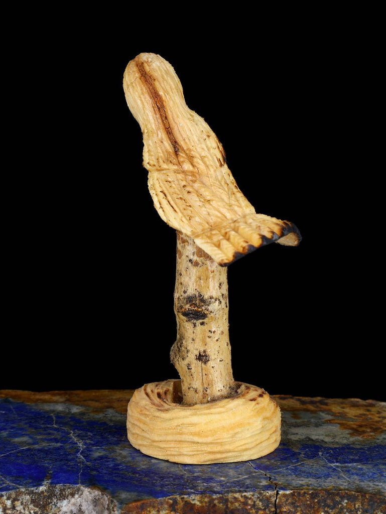 Wood Owl Zuni Fetish - PuebloDirect.com