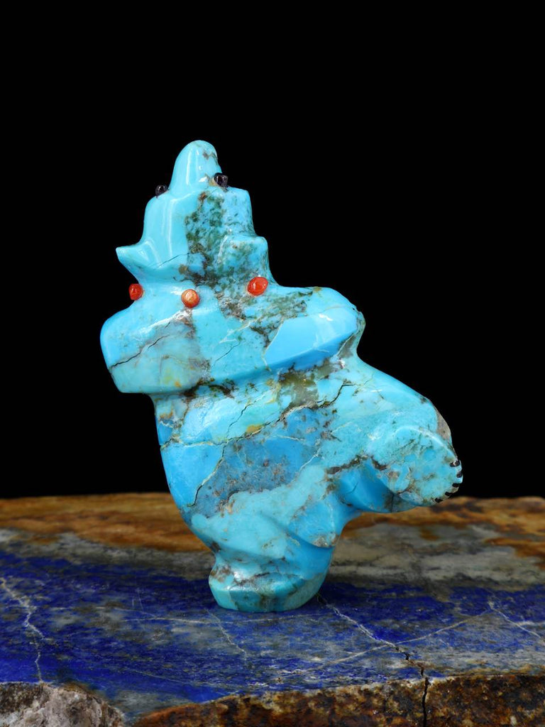 Turquoise Bear Zuni Fetish - PuebloDirect.com