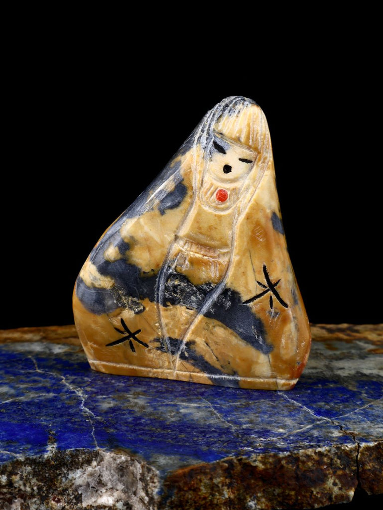 Egyptian Marble Maiden Zuni Fetish - PuebloDirect.com